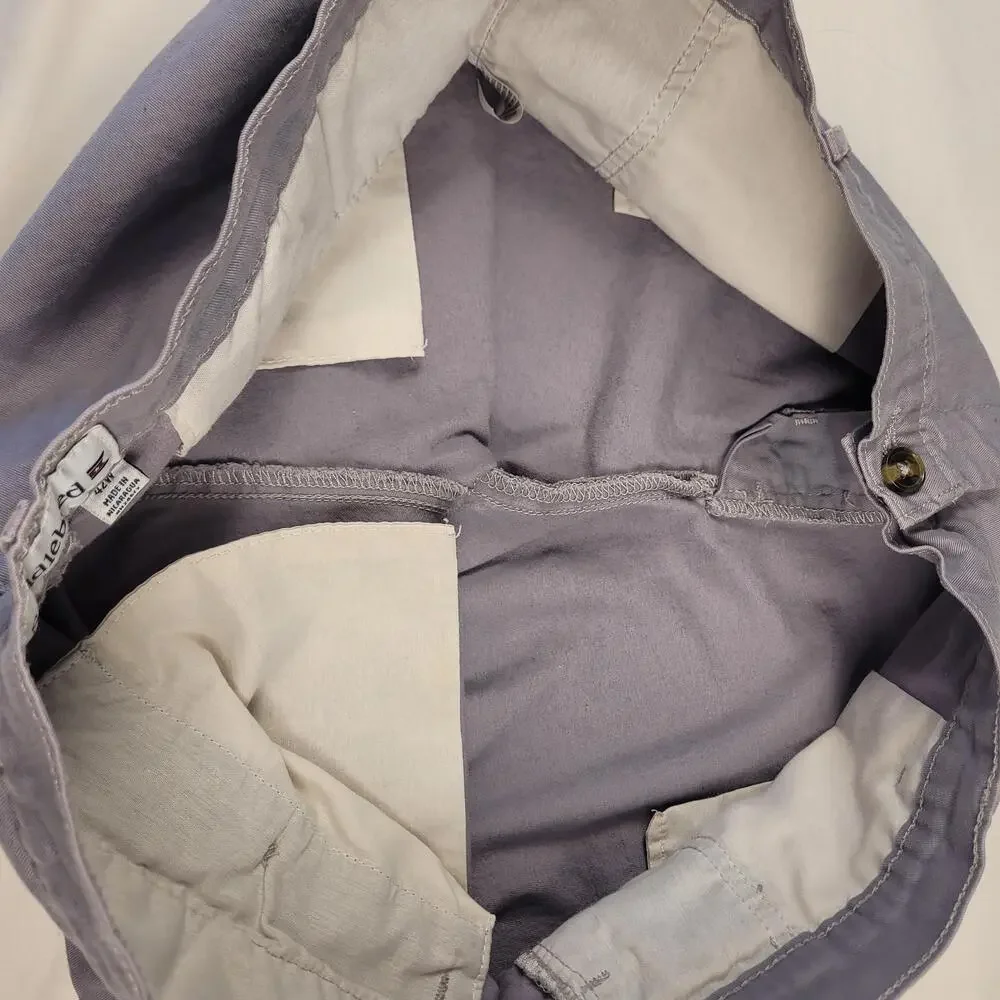 Saddlebred Shorts Mens 42 W Gray Chino Stretch Cotton Casual Comfort Flex Waist